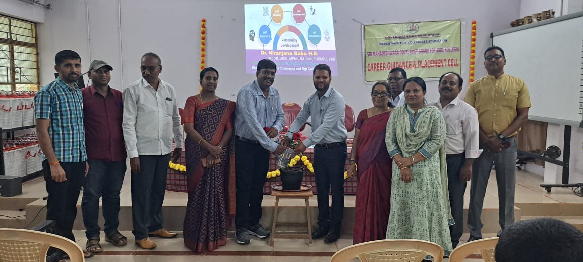 Kollegala : Soft skills and personality development program at Shree Mahadeshwar Government First Grade College